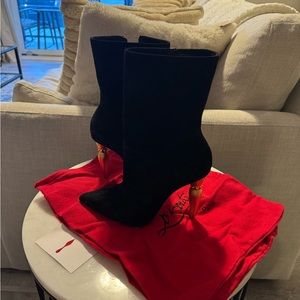 Authentic Christian louboutin heeled boots
